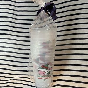 Vineyard Vines plastic elf tumblers